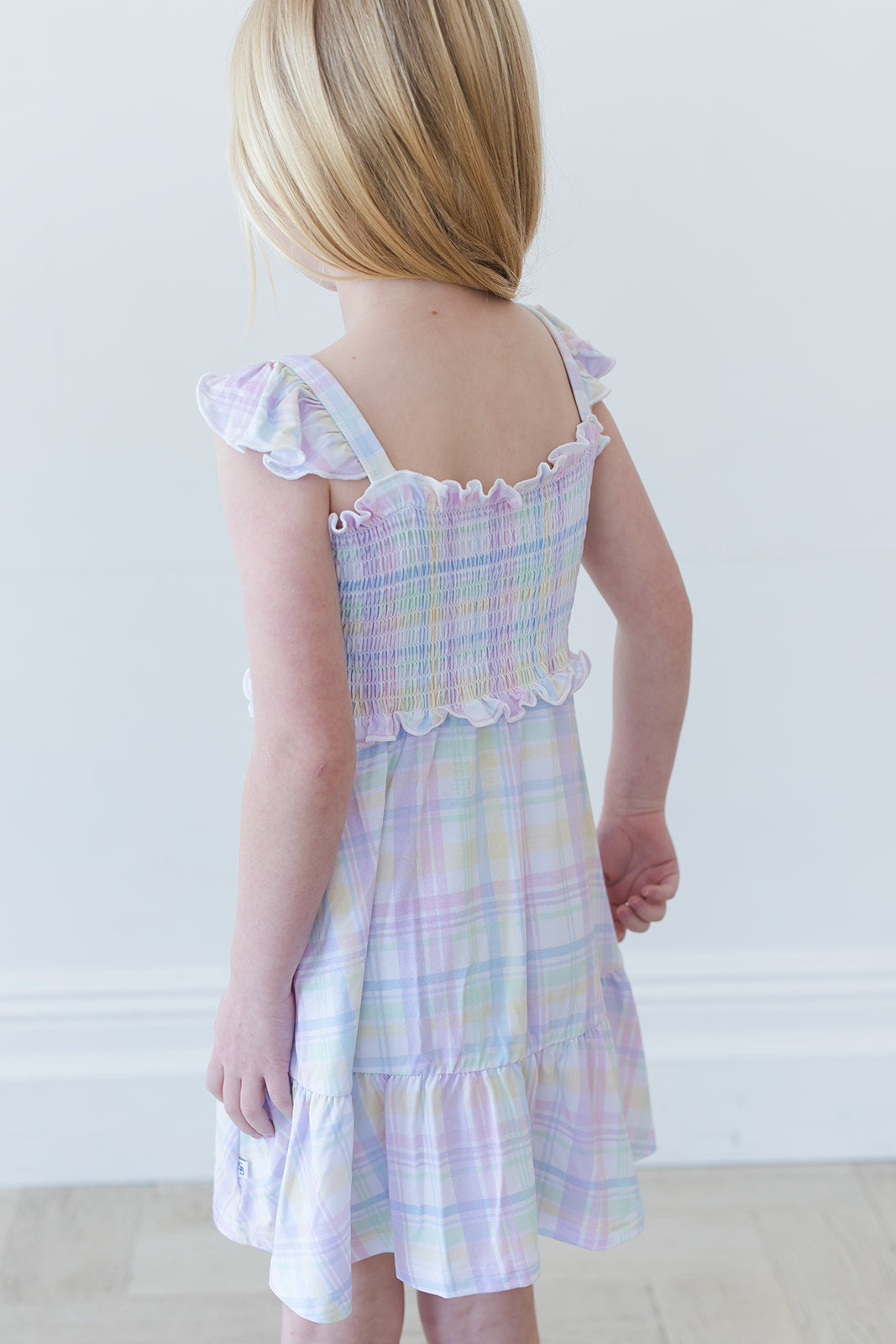 Pastel Prep - Smocked Dress Blush Lotus