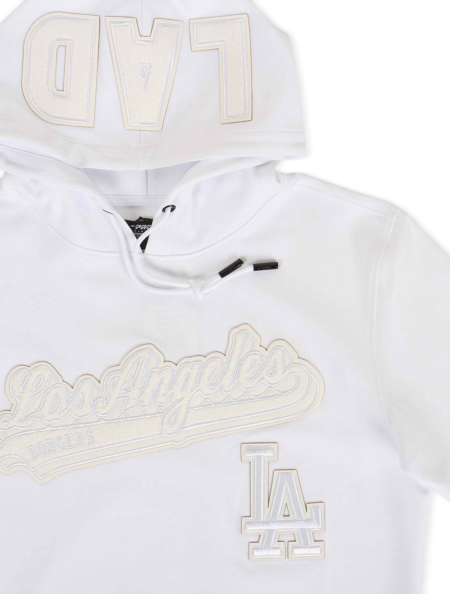 Pro Standard LA Dodgers White Out Hoodie - White Denim Exchange