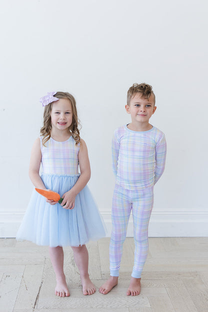 Pastel Prep - Tulle Twirl Dress Blush Lotus