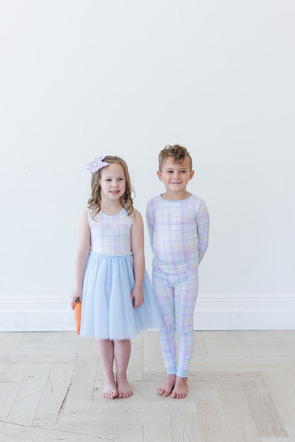 Pastel Prep - Tulle Twirl Dress Blush Lotus