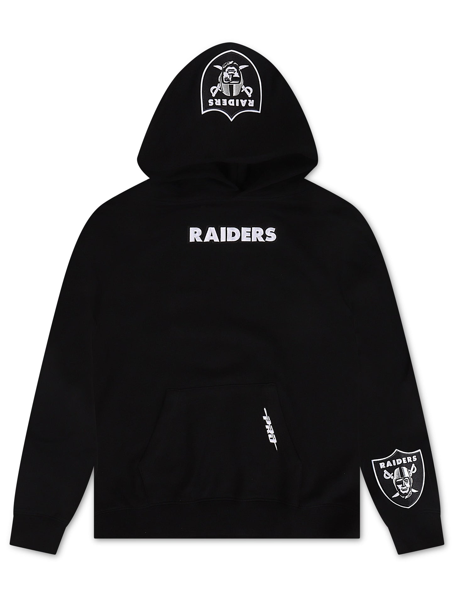 Pro Standard Las Vegas Raiders Wingspan Drop Shoulder Hoodie - Black Denim Exchange