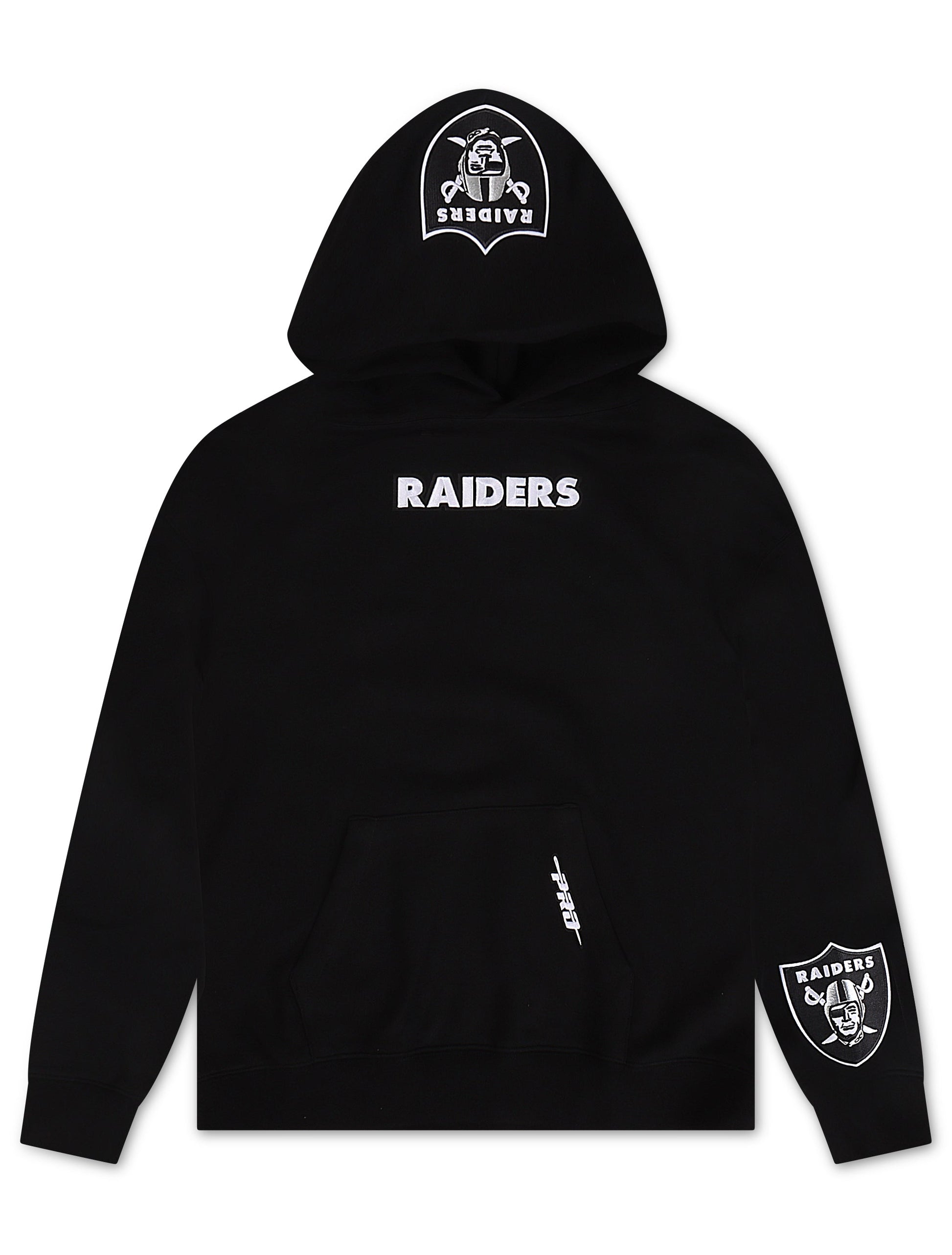 Pro Standard Las Vegas Raiders Wingspan Drop Shoulder Hoodie - Black Denim Exchange