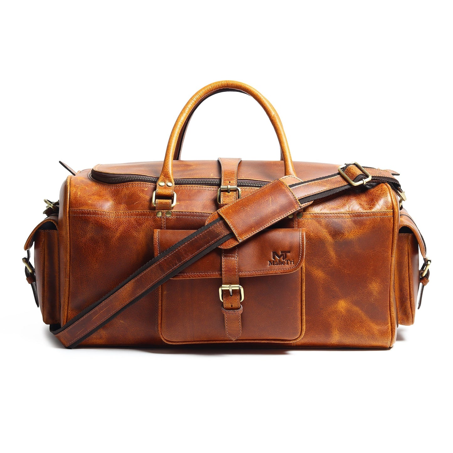 Berlin Leather Weekender Duffle Bag Classy Leather Bags