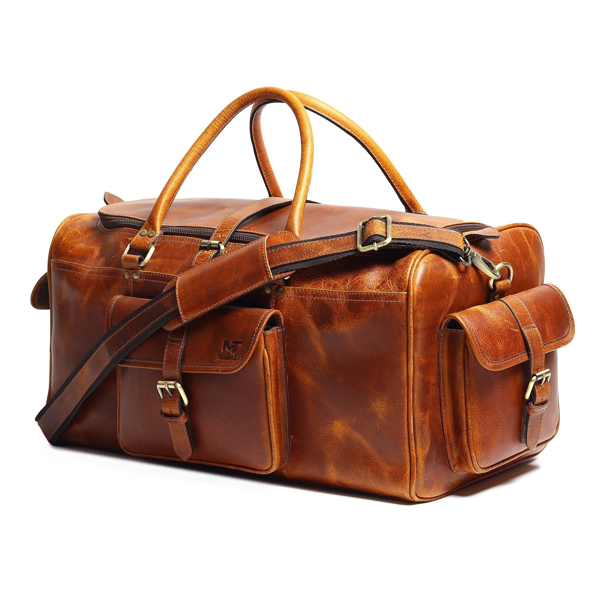 Berlin Leather Weekender Duffle Bag Classy Leather Bags
