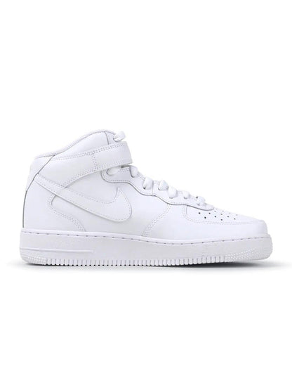 Nike Mens Air Force 1 Mid '07  White/White Denim Exchange