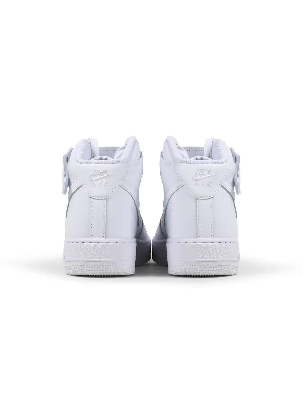 Nike Mens Air Force 1 Mid '07  White/White Denim Exchange