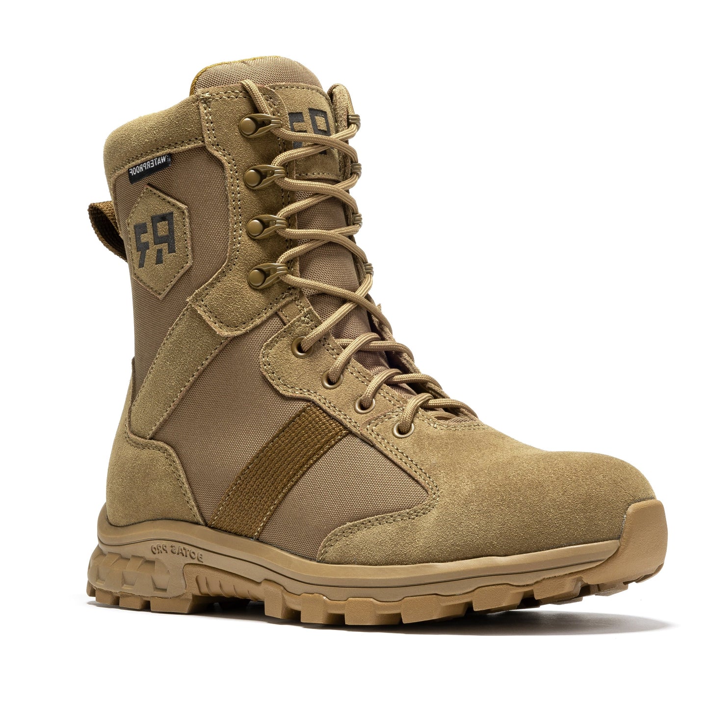 ROCKROOSTER Colmar Coyote 8 inch Suede Leather Waterproof Tactical & Military Boots AB500 Rock Rooster Footwear Inc