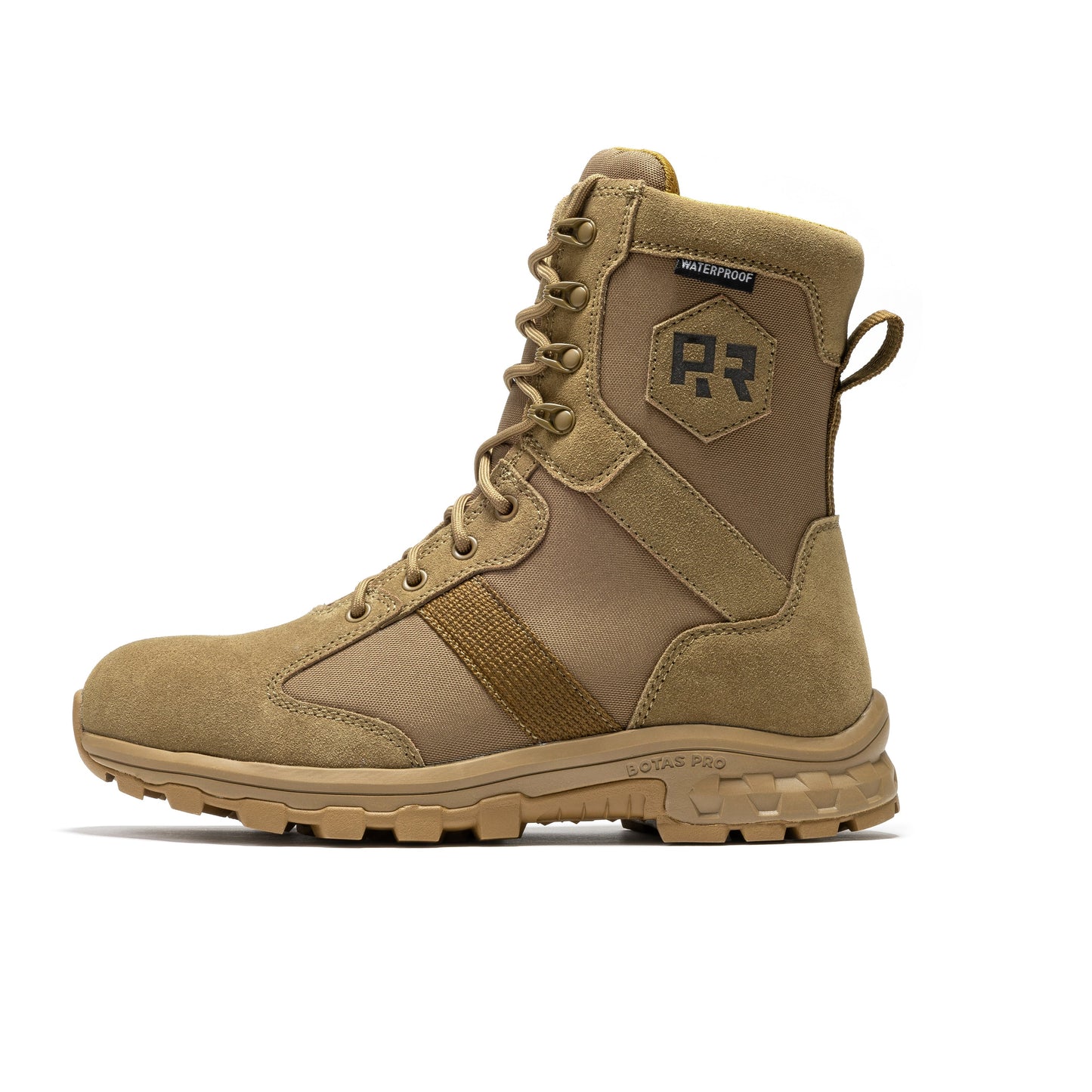 ROCKROOSTER Colmar Coyote 8 inch Suede Leather Waterproof Tactical & Military Boots AB500 Rock Rooster Footwear Inc