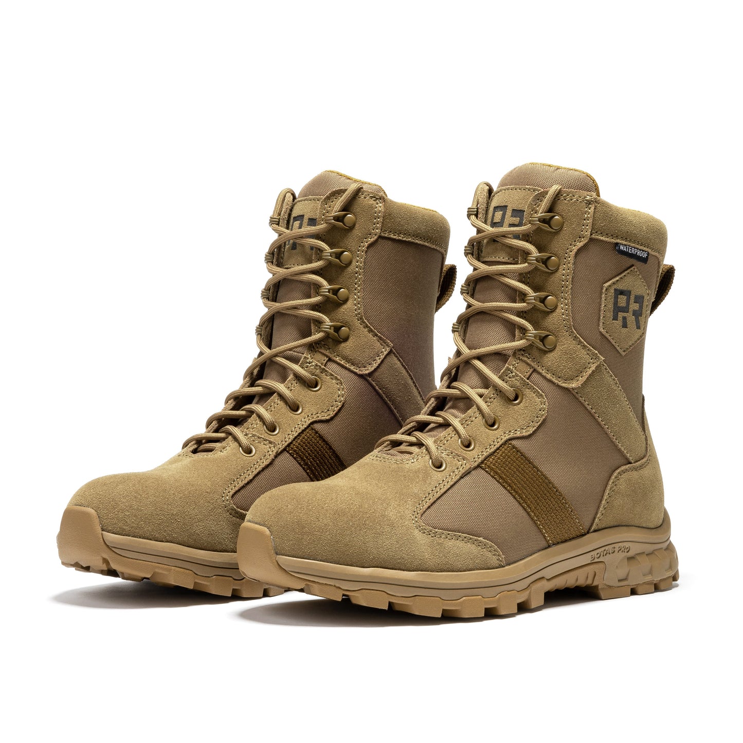 ROCKROOSTER Colmar Coyote 8 inch Suede Leather Waterproof Tactical & Military Boots AB500 Rock Rooster Footwear Inc
