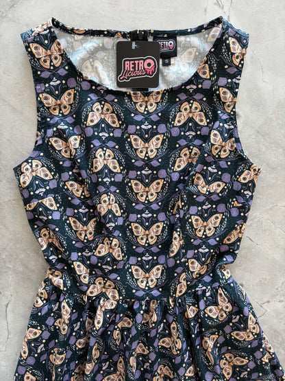 Moth Midi Dress Retrolicious