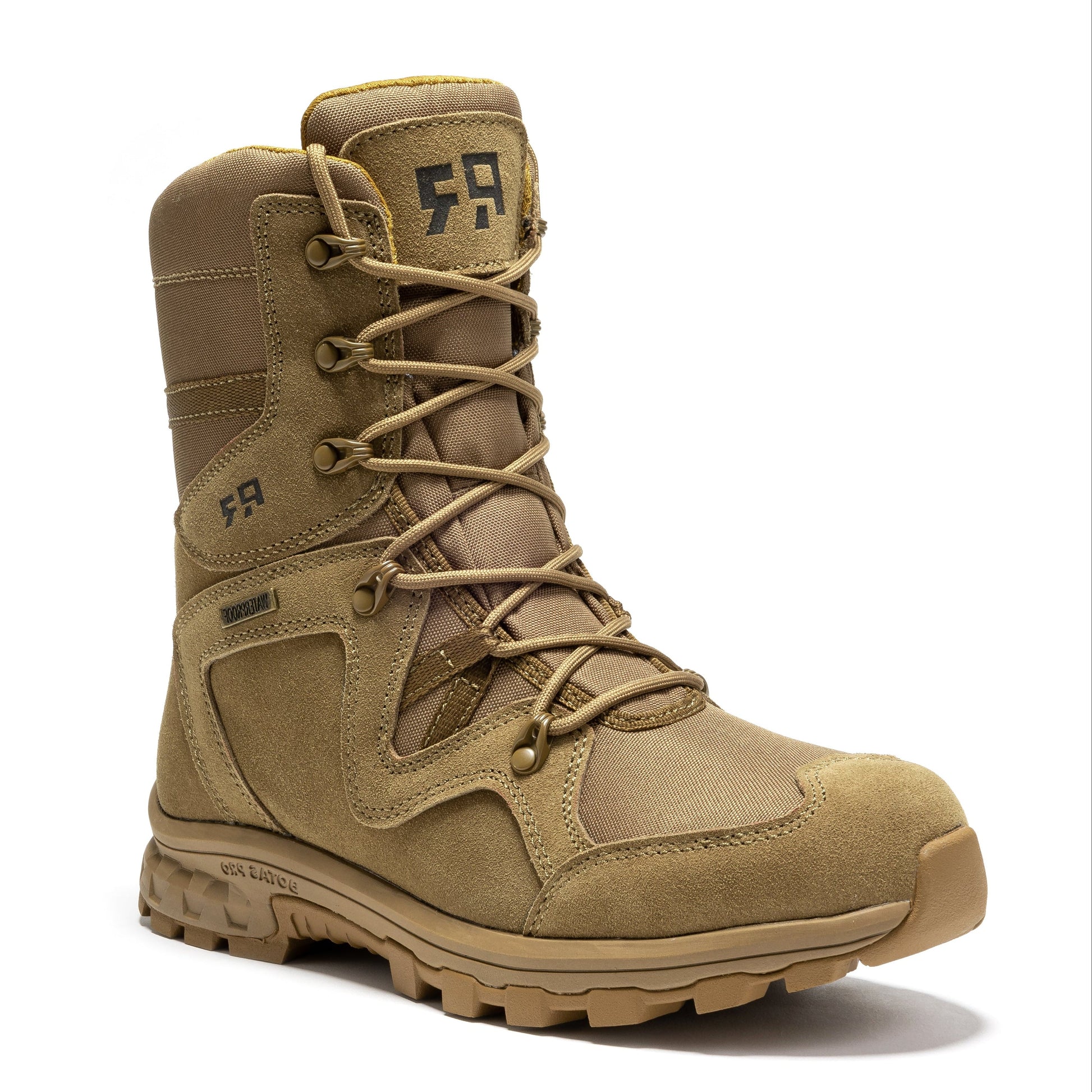 ROCKROOSTER Colmar Coyote 8 inch Suede Leather Waterproof Tactical & Military Boots AB520 Rock Rooster Footwear Inc