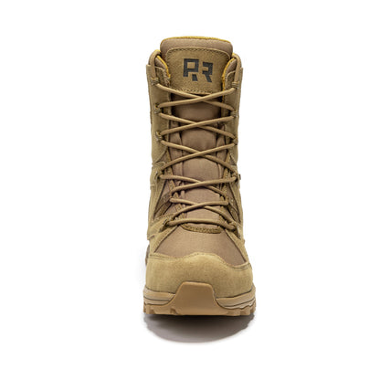 ROCKROOSTER Colmar Coyote 8 inch Suede Leather Waterproof Tactical & Military Boots AB520 Rock Rooster Footwear Inc