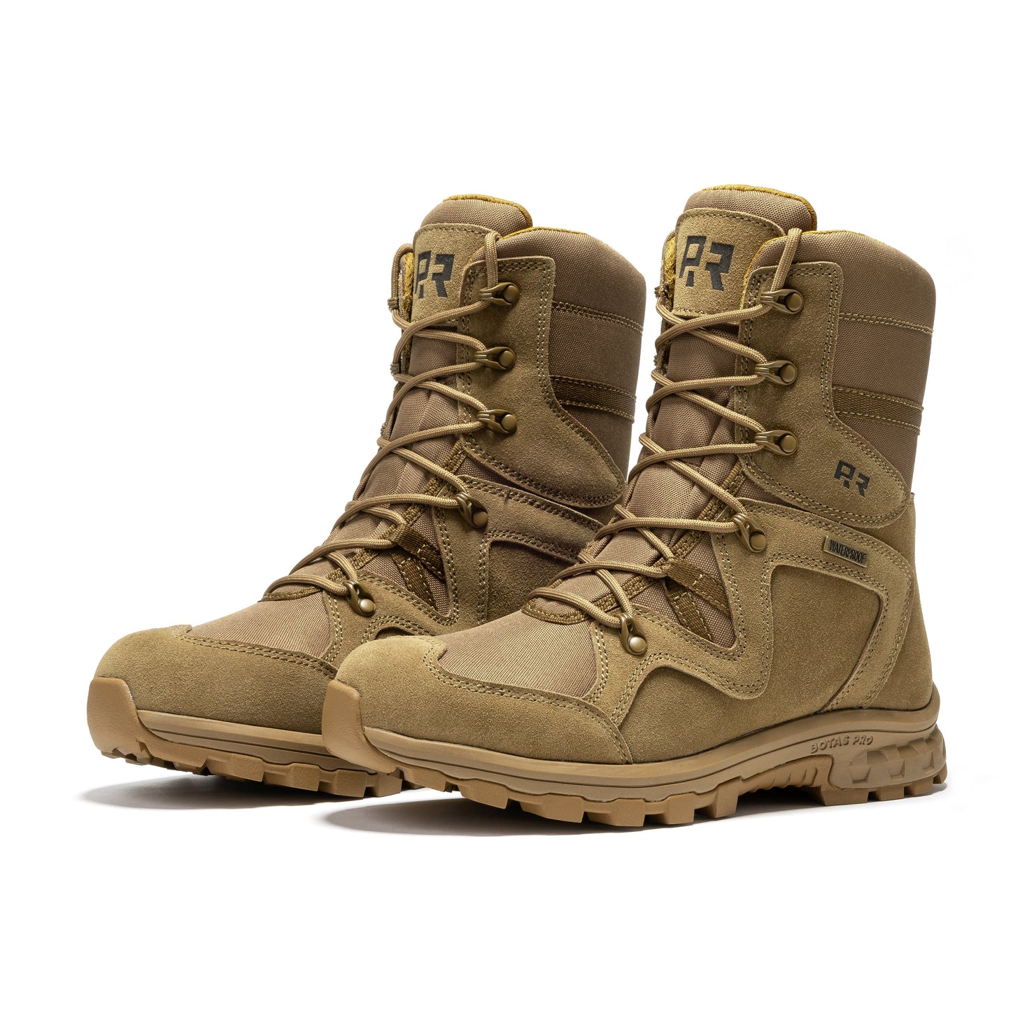 ROCKROOSTER Colmar Coyote 8 inch Suede Leather Waterproof Tactical & Military Boots AB520 Rock Rooster Footwear Inc