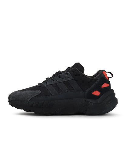 Adidas Mens Zx 22 Boost - Black Solar Red Denim Exchange