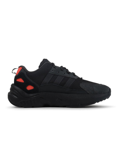 Adidas Mens Zx 22 Boost - Black Solar Red Denim Exchange