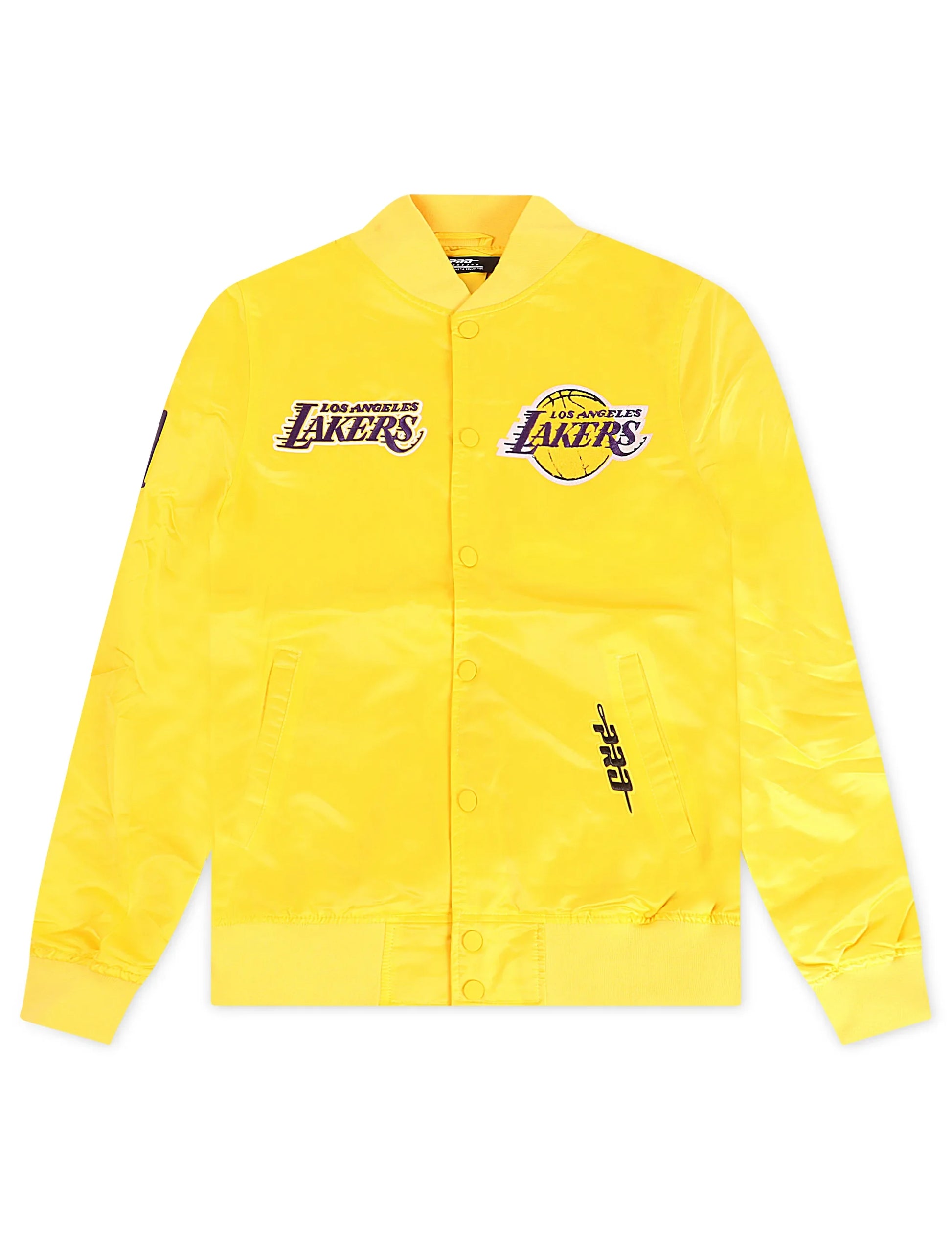 Pro Standard LA Lakers Souvenir Satin Jacket - Gold Denim Exchange