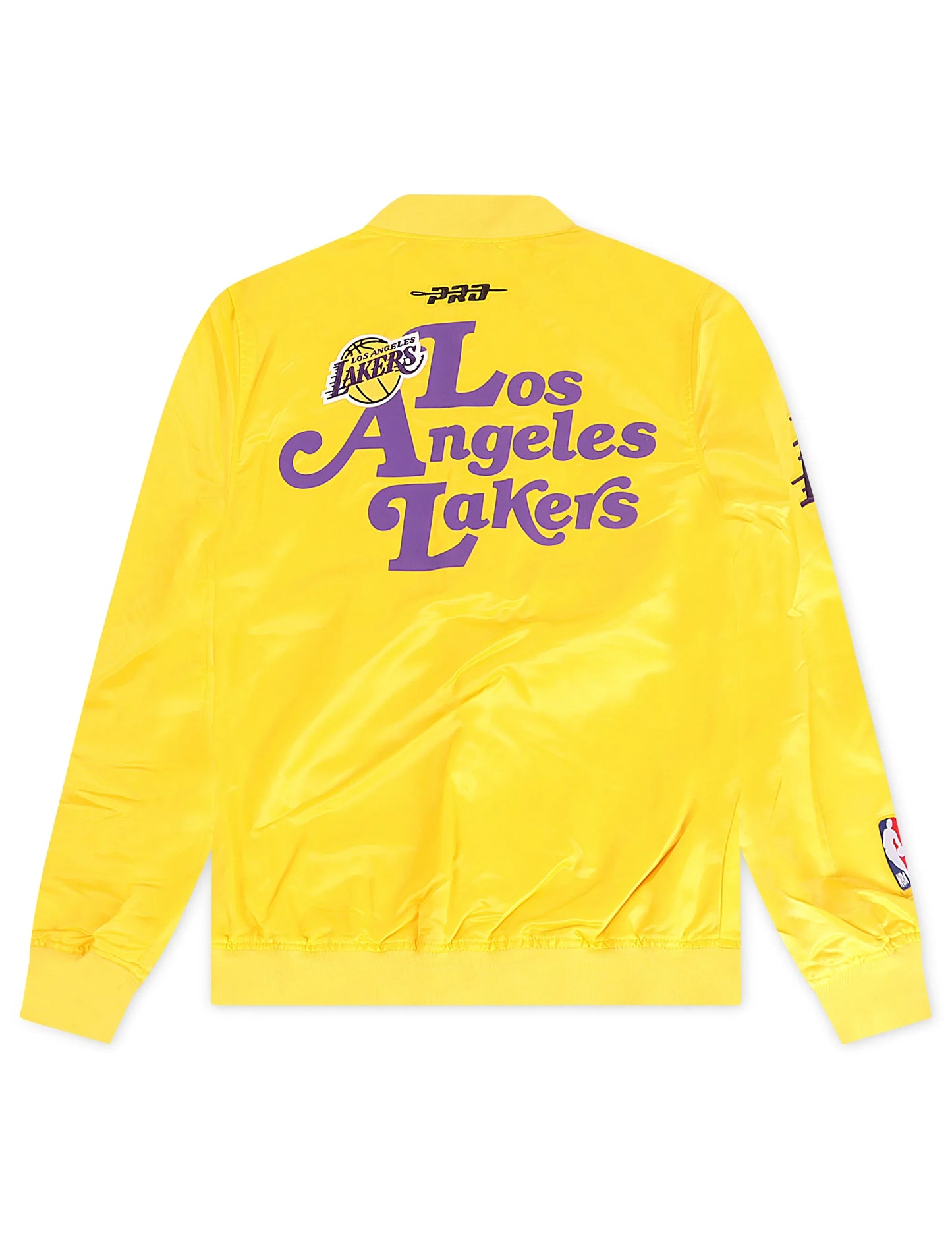 Pro Standard LA Lakers Souvenir Satin Jacket - Gold Denim Exchange