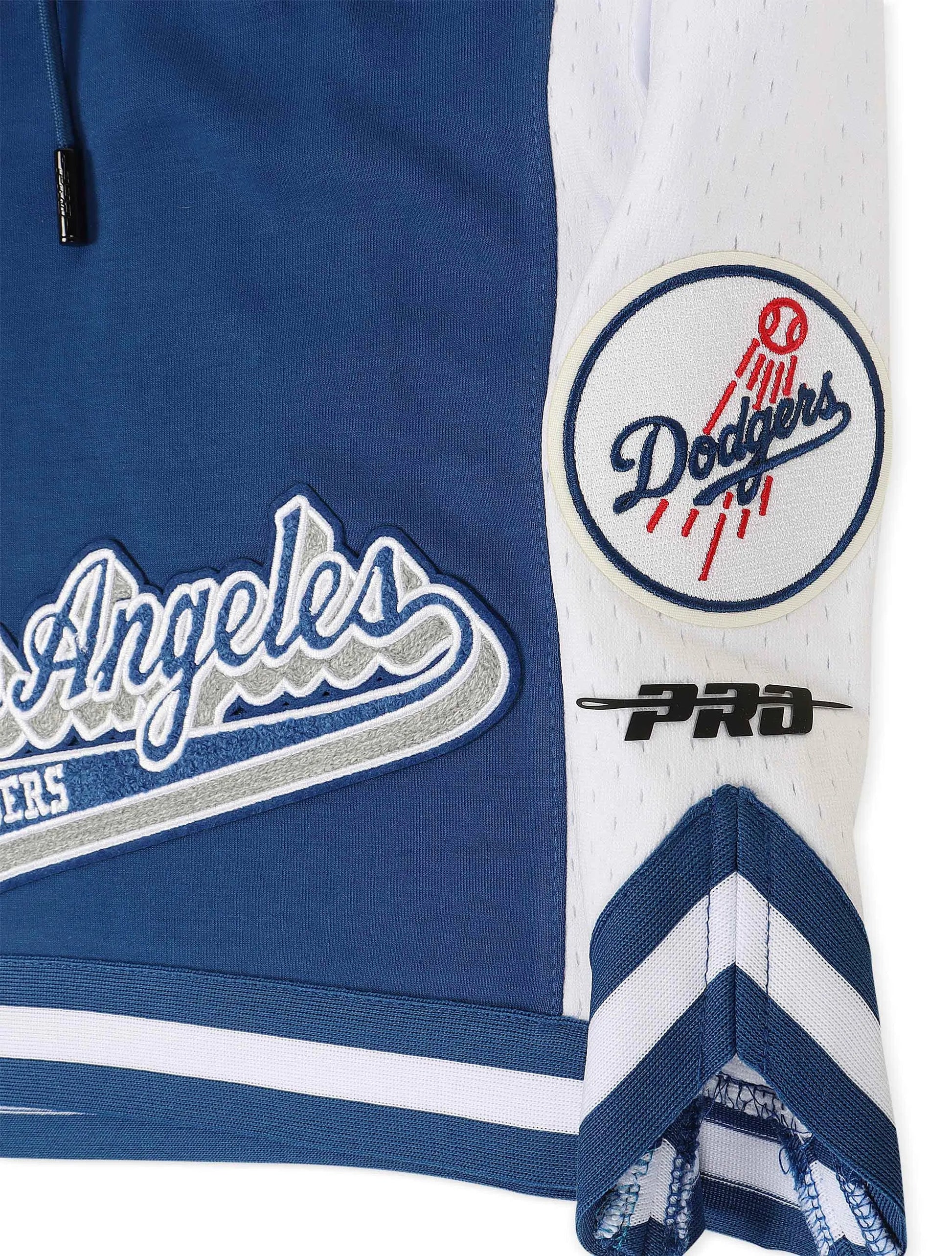 Pro Standard LA Dodgers City Script Tail Shorts - Royal Blue Denim Exchange