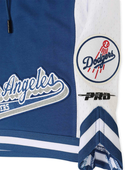 Pro Standard LA Dodgers City Script Tail Shorts - Royal Blue Denim Exchange