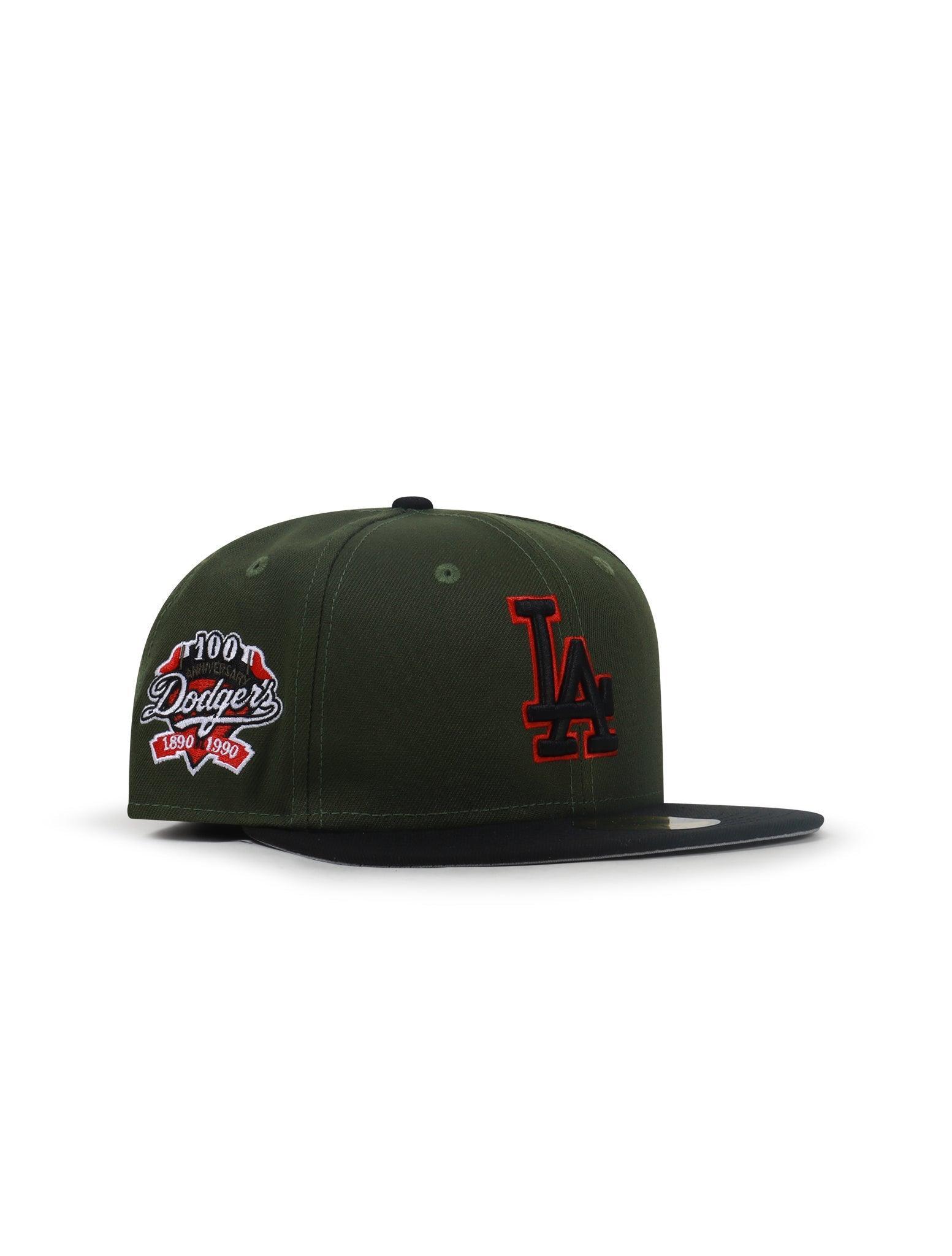 New Era 5950 La Dodgers 100Th Anniversary - Green/Black Denim Exchange