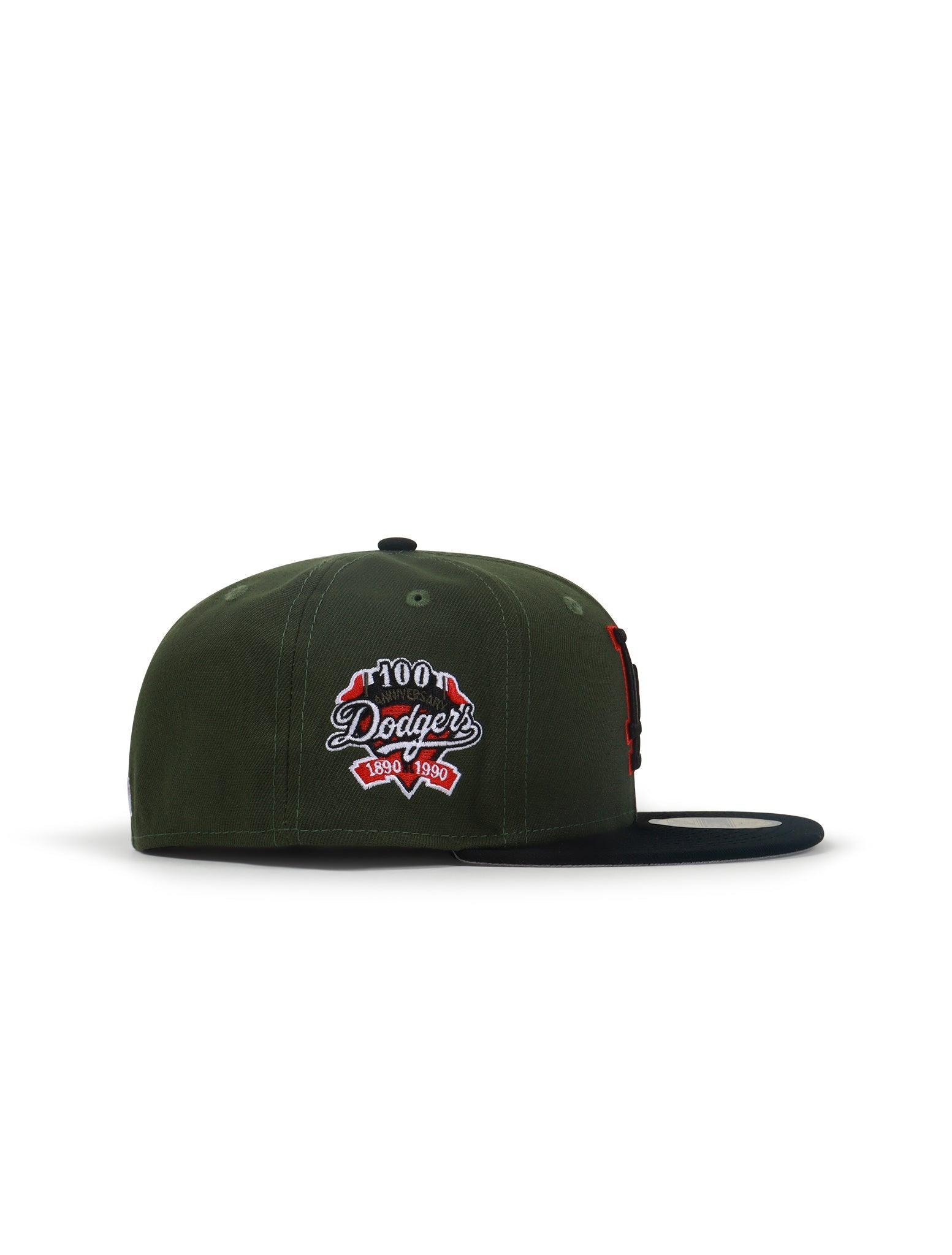 New Era 5950 La Dodgers 100Th Anniversary - Green/Black Denim Exchange