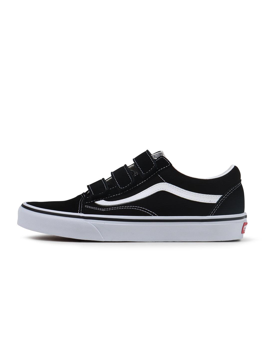 Vans Mens Old Skool Strap - Black/White Denim Exchange