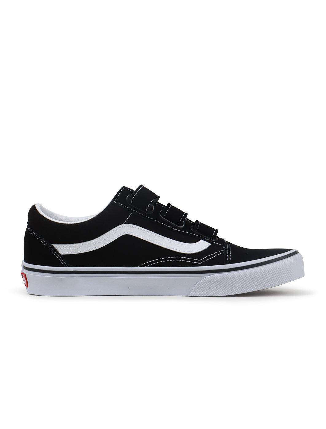 Vans Mens Old Skool Strap - Black/White Denim Exchange
