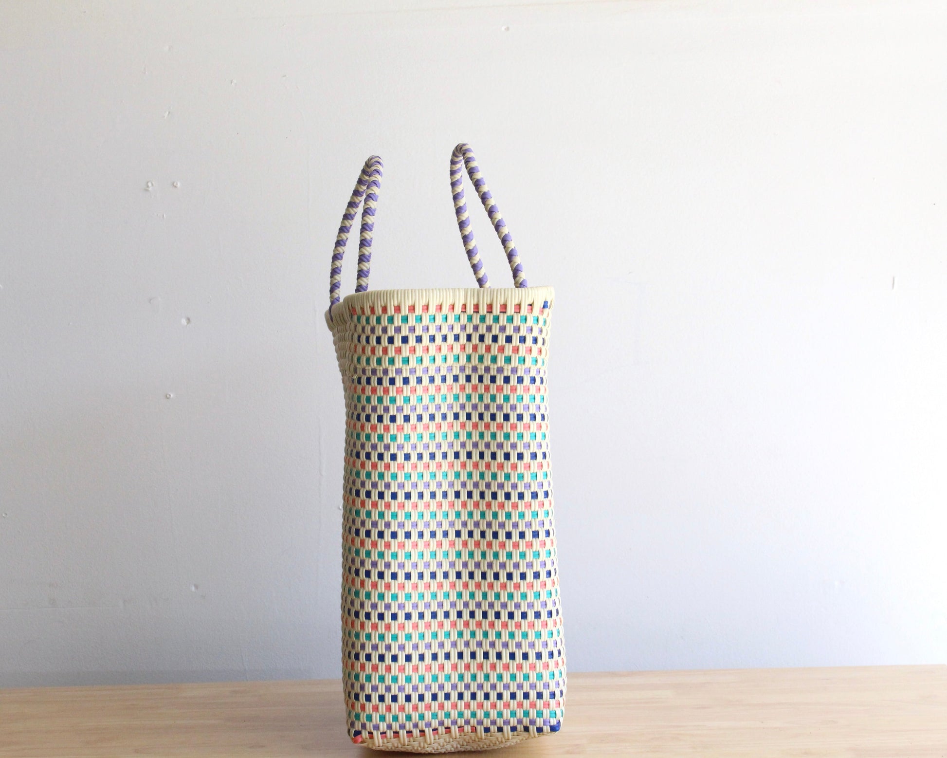 Beige with Colors Tote Bag by MexiMexi MexiMexi