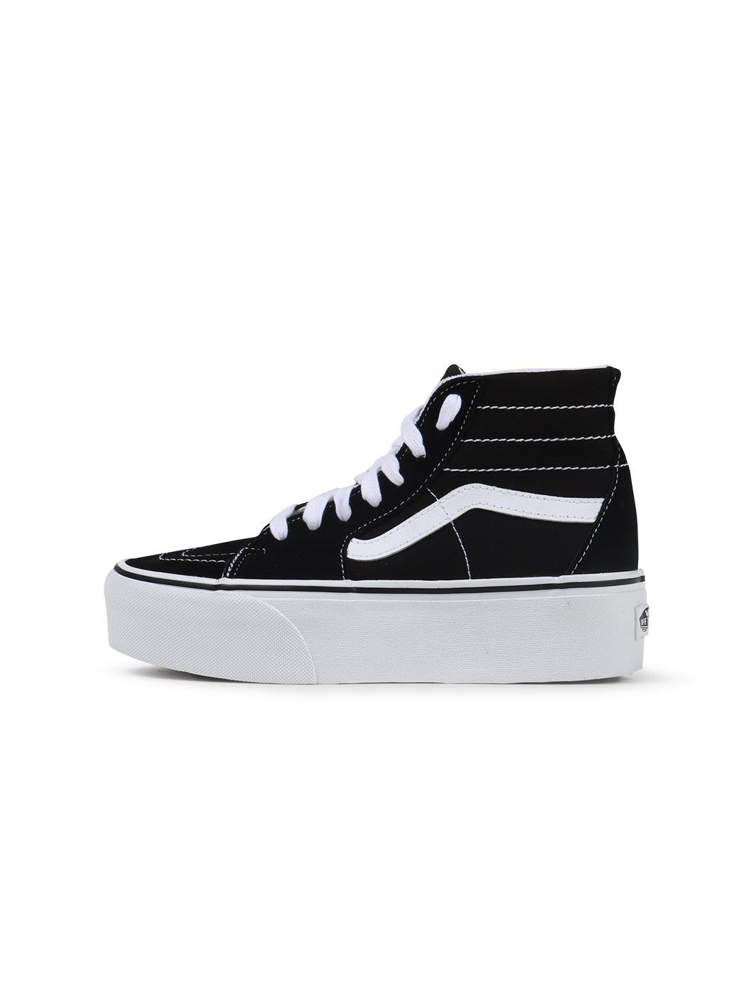 Vans Big Kids Sk8-Hi Tapered - Black/ True White Denim Exchange
