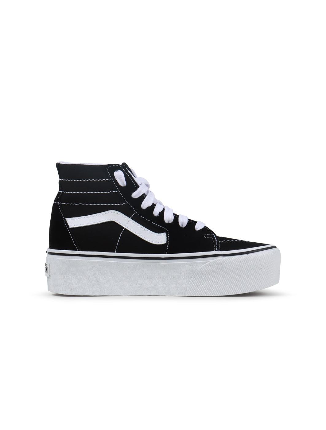 Vans Big Kids Sk8-Hi Tapered - Black/ True White Denim Exchange