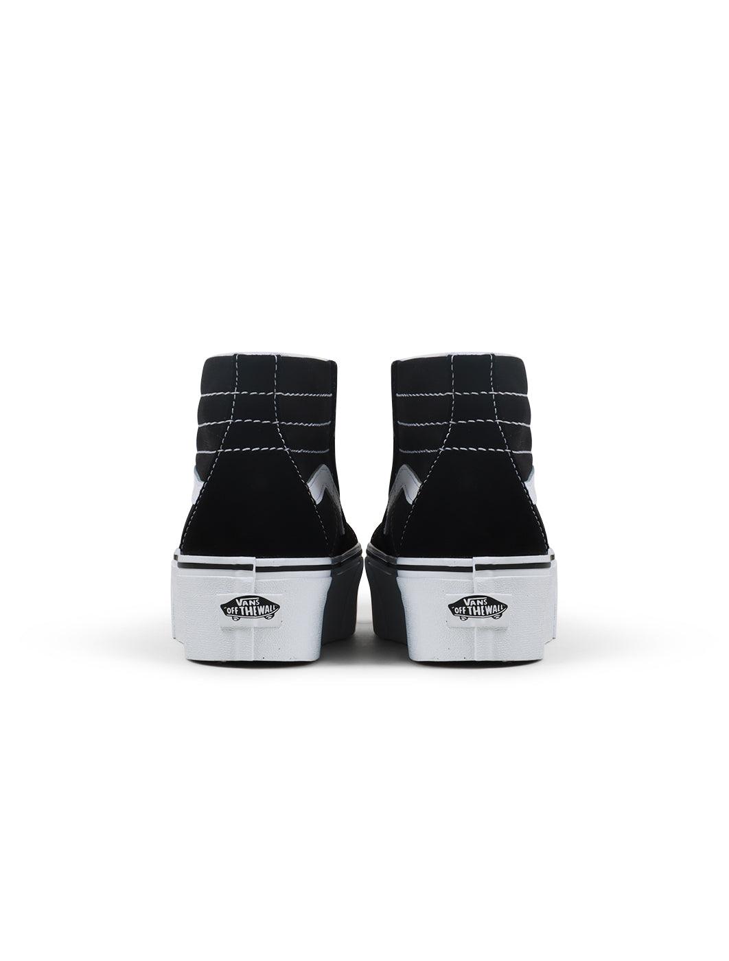 Vans Big Kids Sk8-Hi Tapered - Black/ True White Denim Exchange