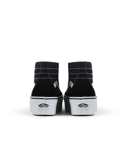 Vans Big Kids Sk8-Hi Tapered - Black/ True White Denim Exchange