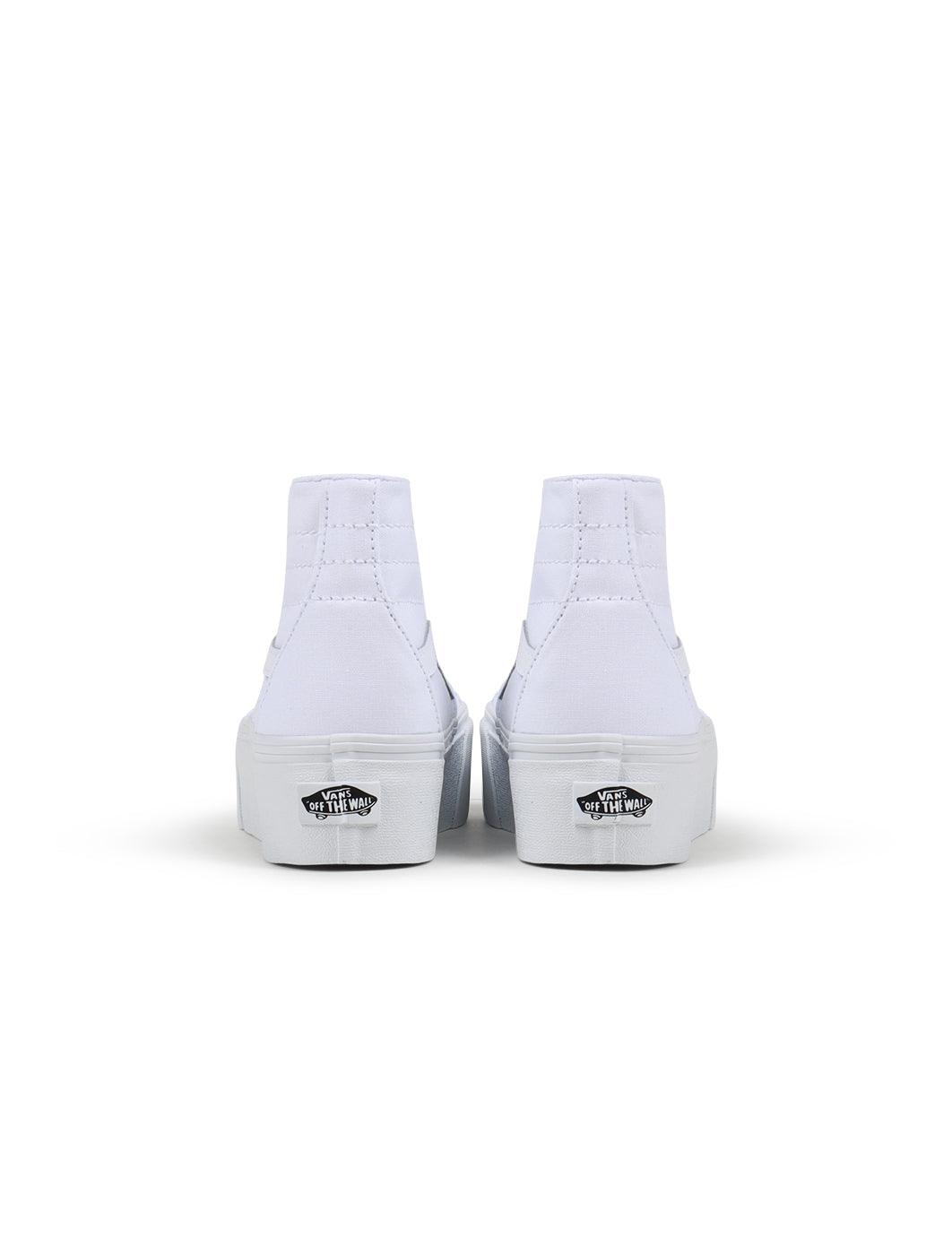 Vans Big Kids Sk8-Hi Tapered - Canvas True White Denim Exchange