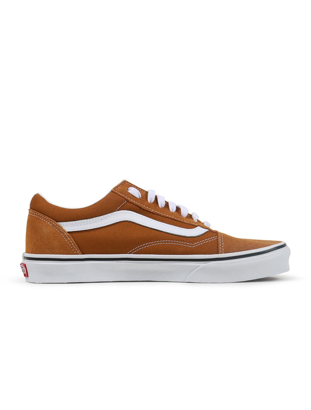 Vans Mens Old Skool - Golden Brown Denim Exchange