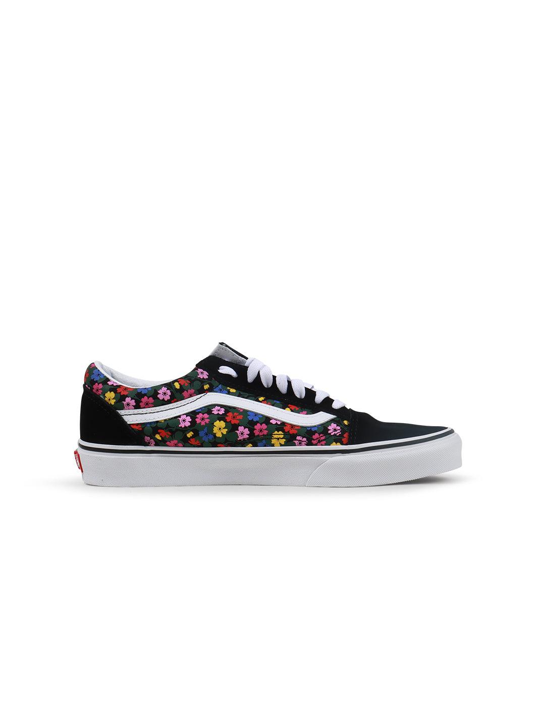 Vans Mens Old Skool - Floral Black Denim Exchange