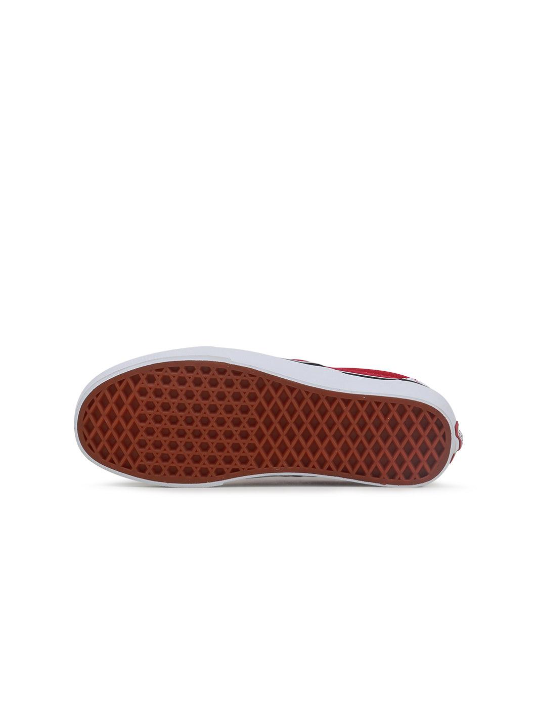 Vans Big Kids Classic Slip On - Checkerboard Red Denim Exchange
