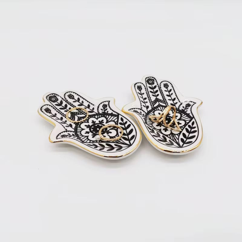 Sacred Hamsa Trinket Tray Fitkitty Culture Athleisure Wear, Yoga Wear & Women's Clothing
