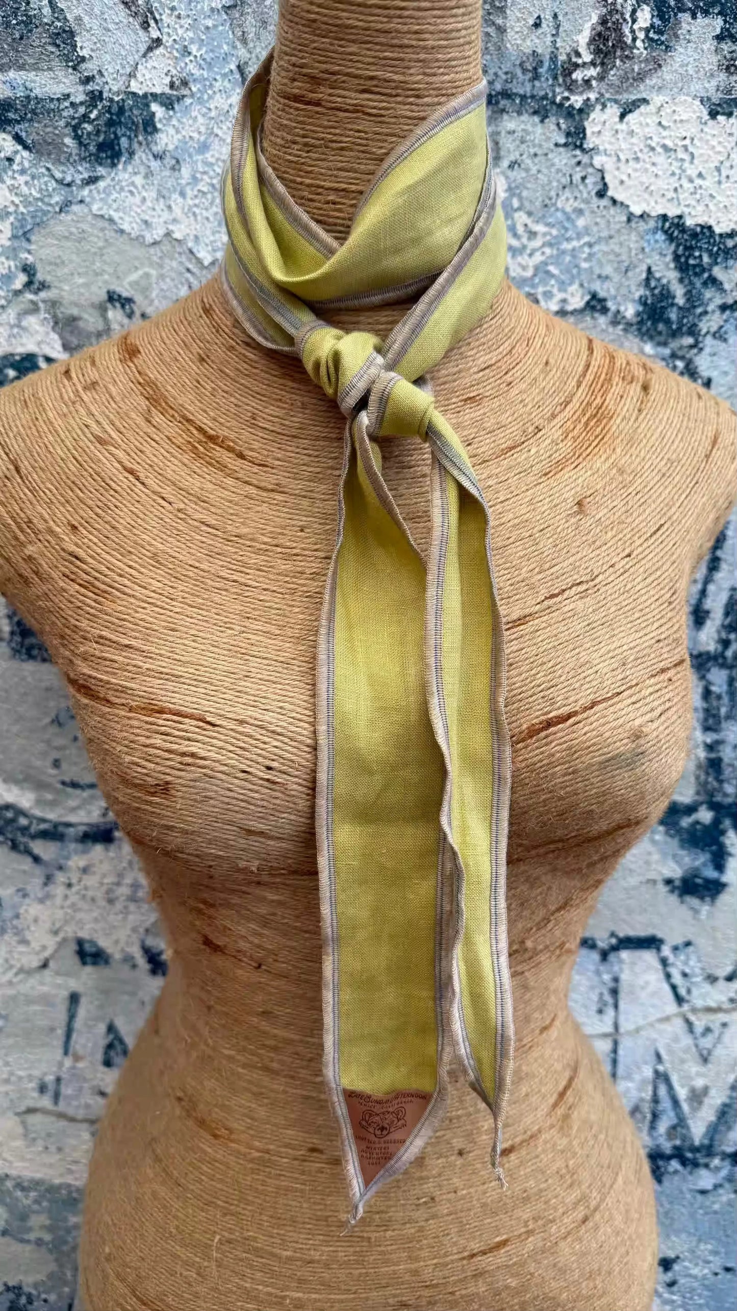 Capri Lemon Snuggles Neck Scarf Late Sunday Afternoon