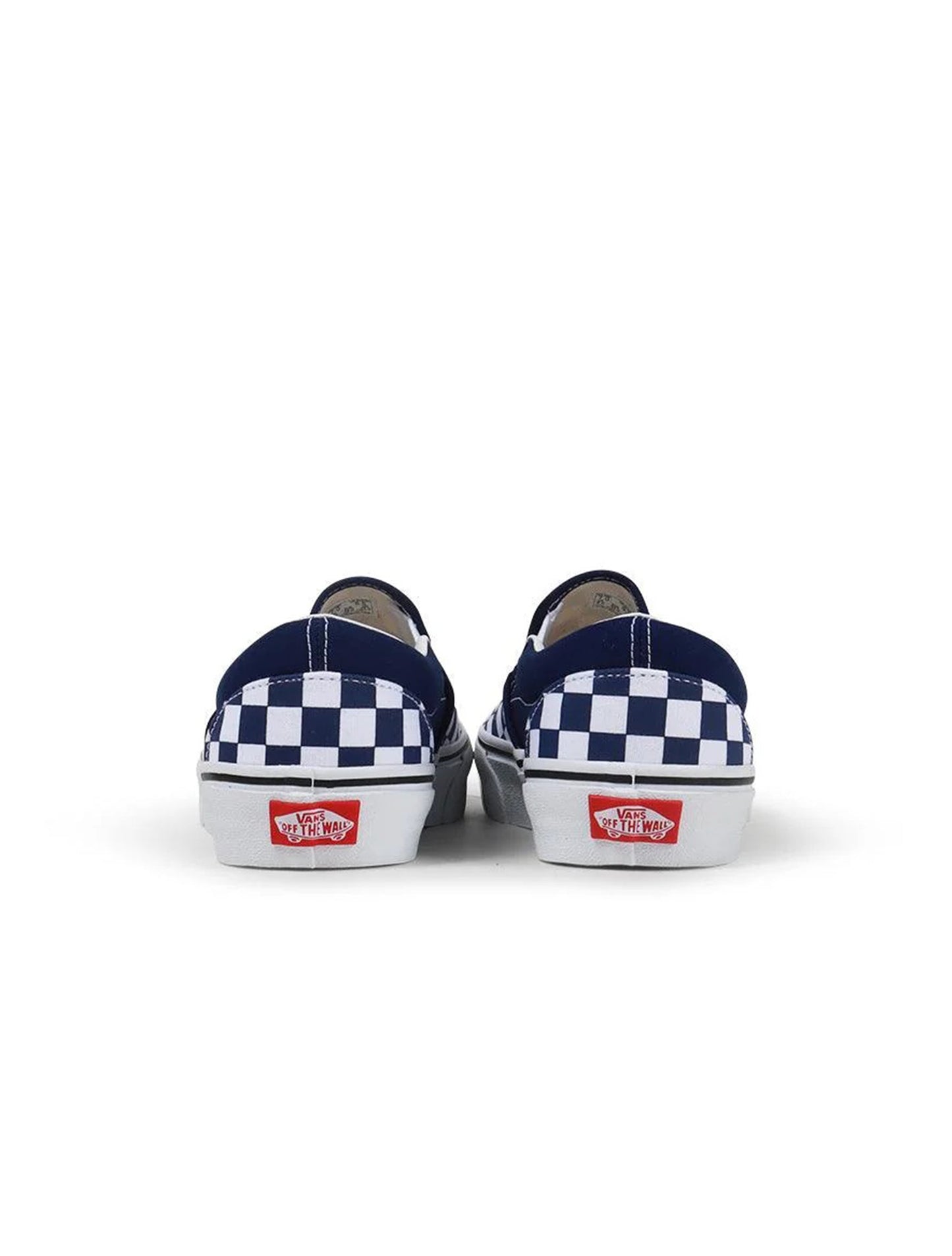 Vans Mens Classic Slip-O - Checkerboard Parisian Night Denim Exchange