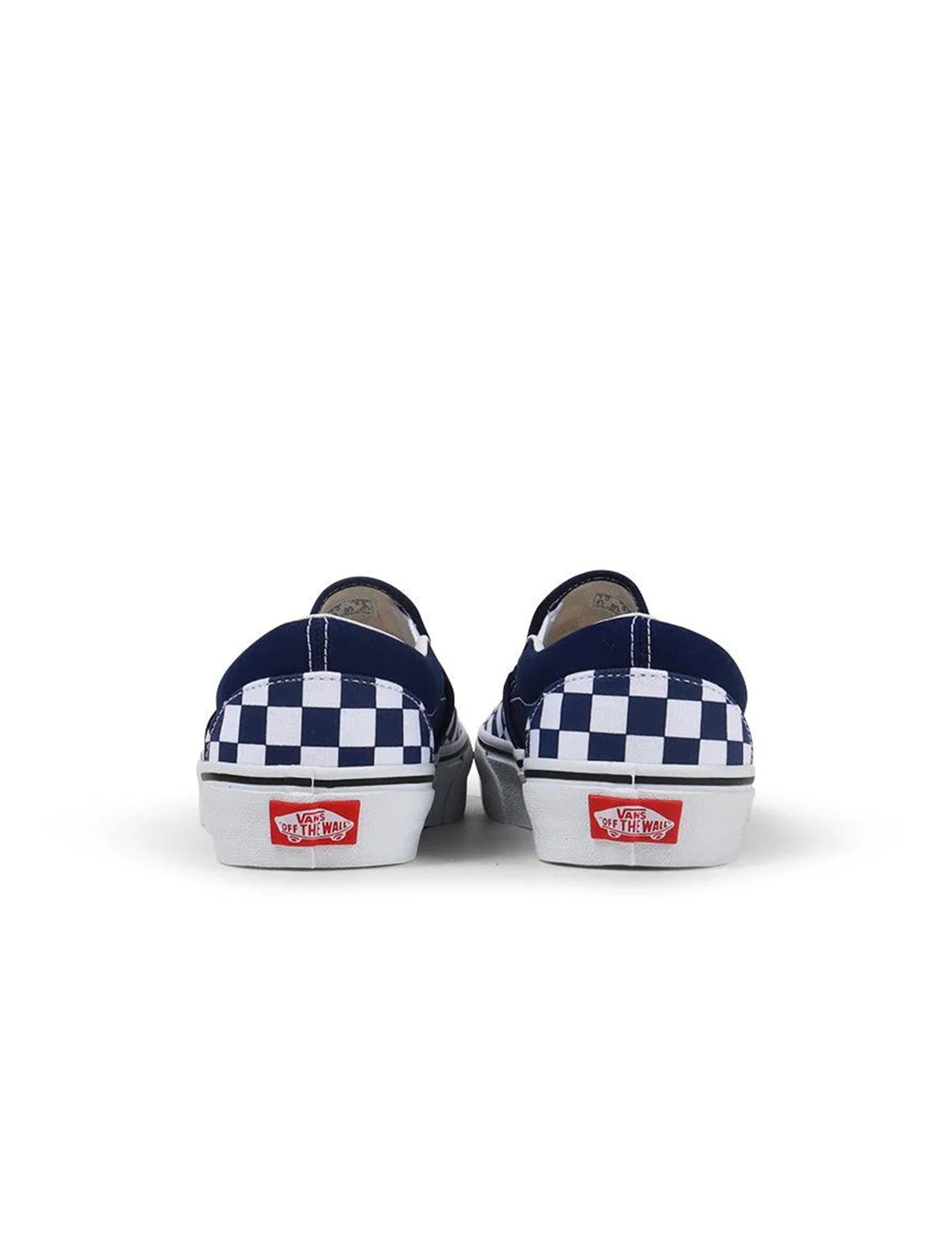 Vans Mens Classic Slip-O - Checkerboard Parisian Night Denim Exchange