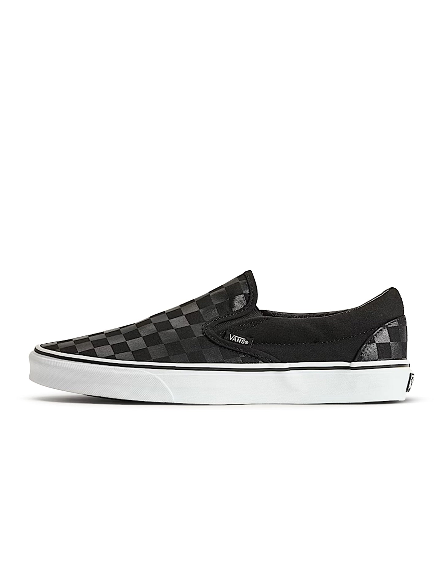Vans Mens Checkerboard Slip-On - Black Denim Exchange