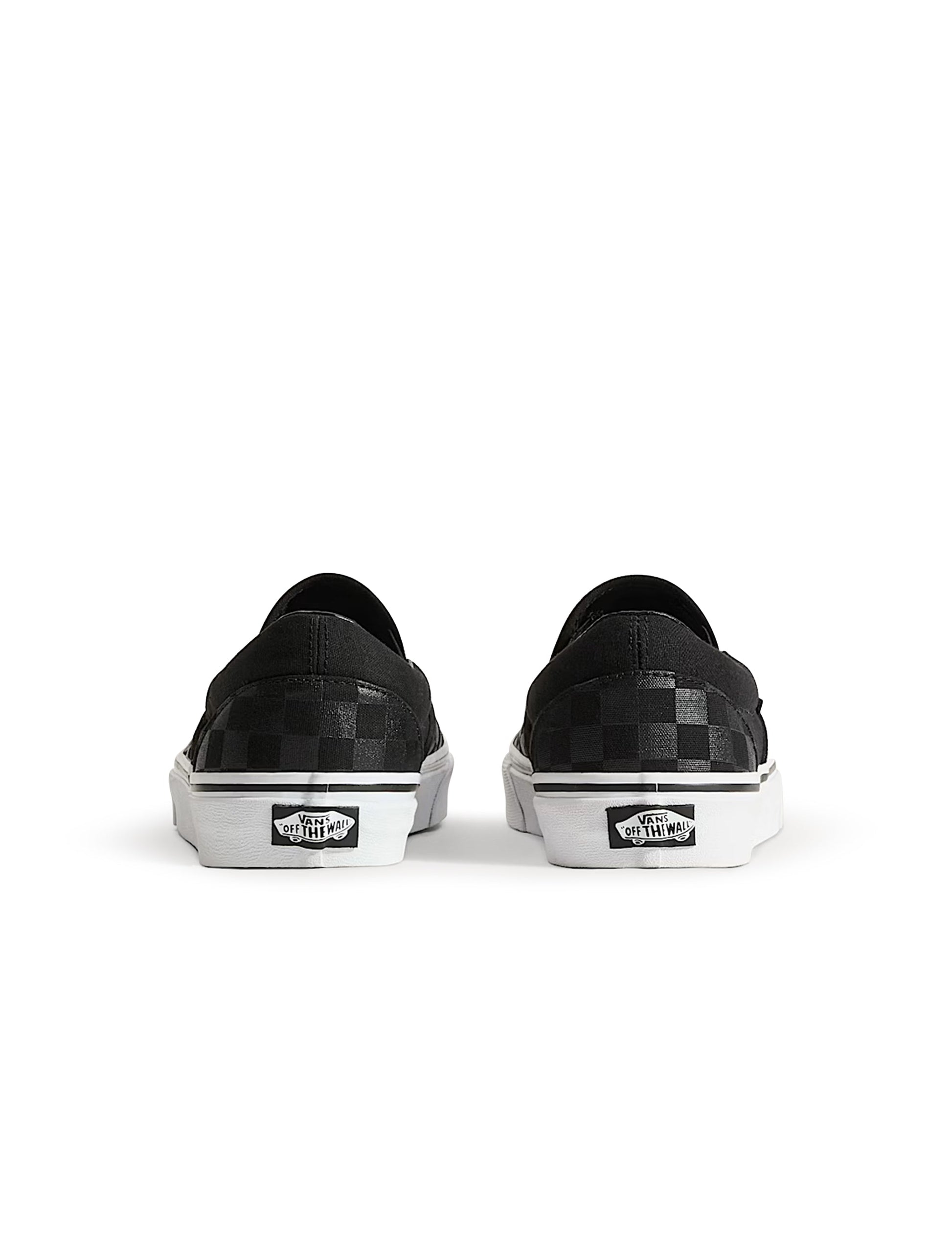 Vans Mens Checkerboard Slip-On - Black Denim Exchange