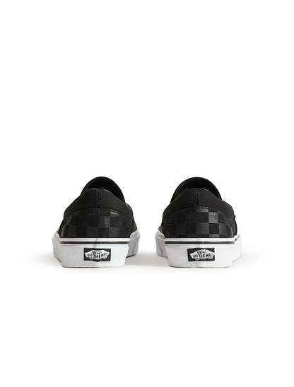 Vans Mens Checkerboard Slip-On - Black Denim Exchange