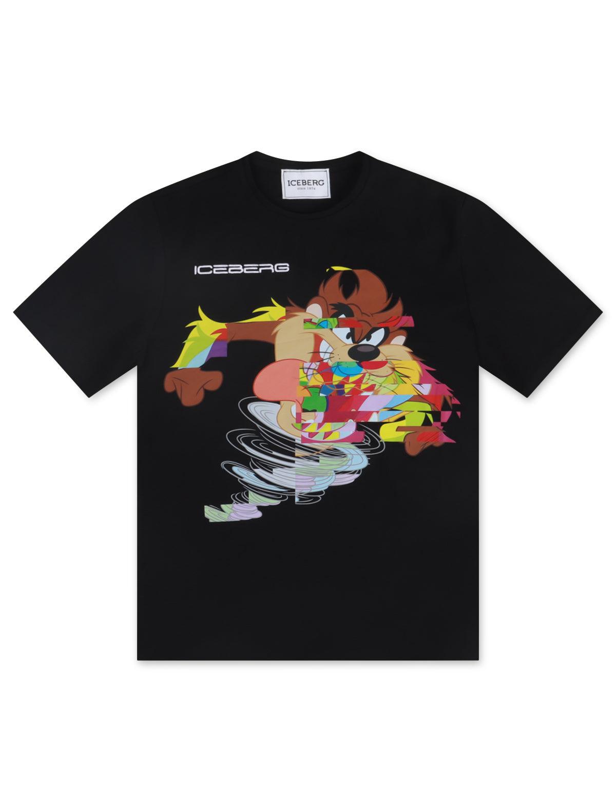 Iceberg Tasmanian Devil Tee - Black Denim Exchange