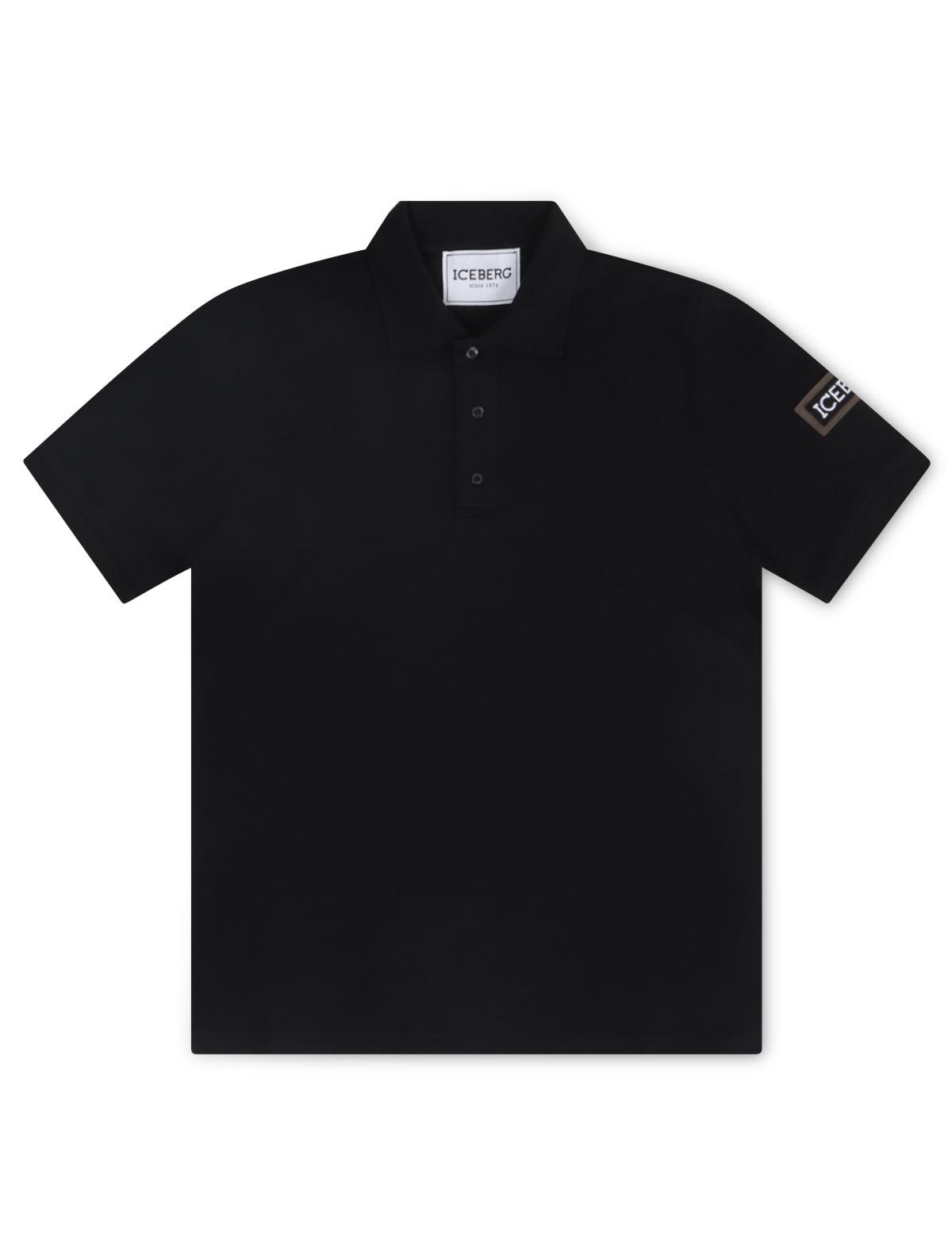 Iceberg Logo Polo - Black Denim Exchange