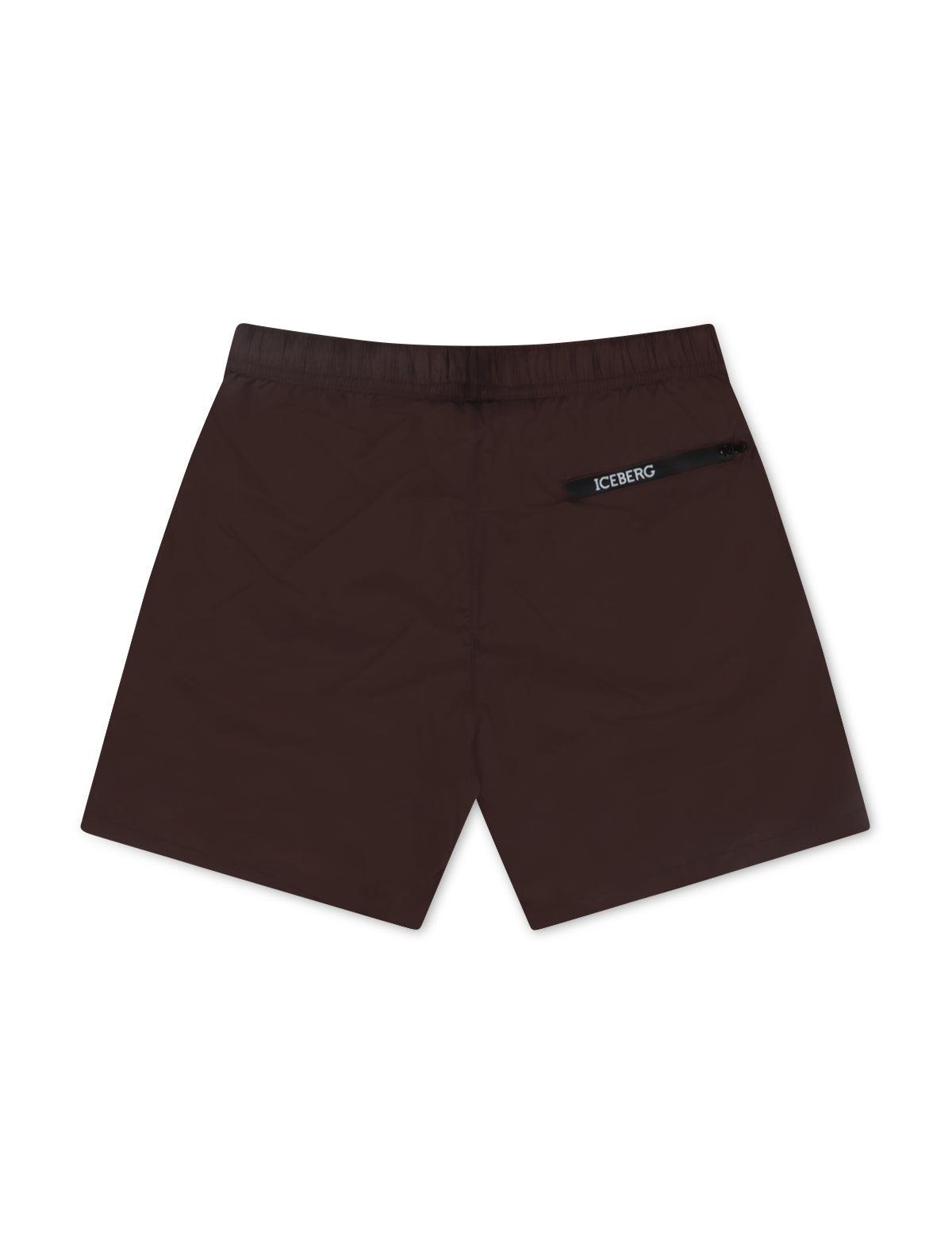Iceberg Beachwear Shorts - Brown Denim Exchange