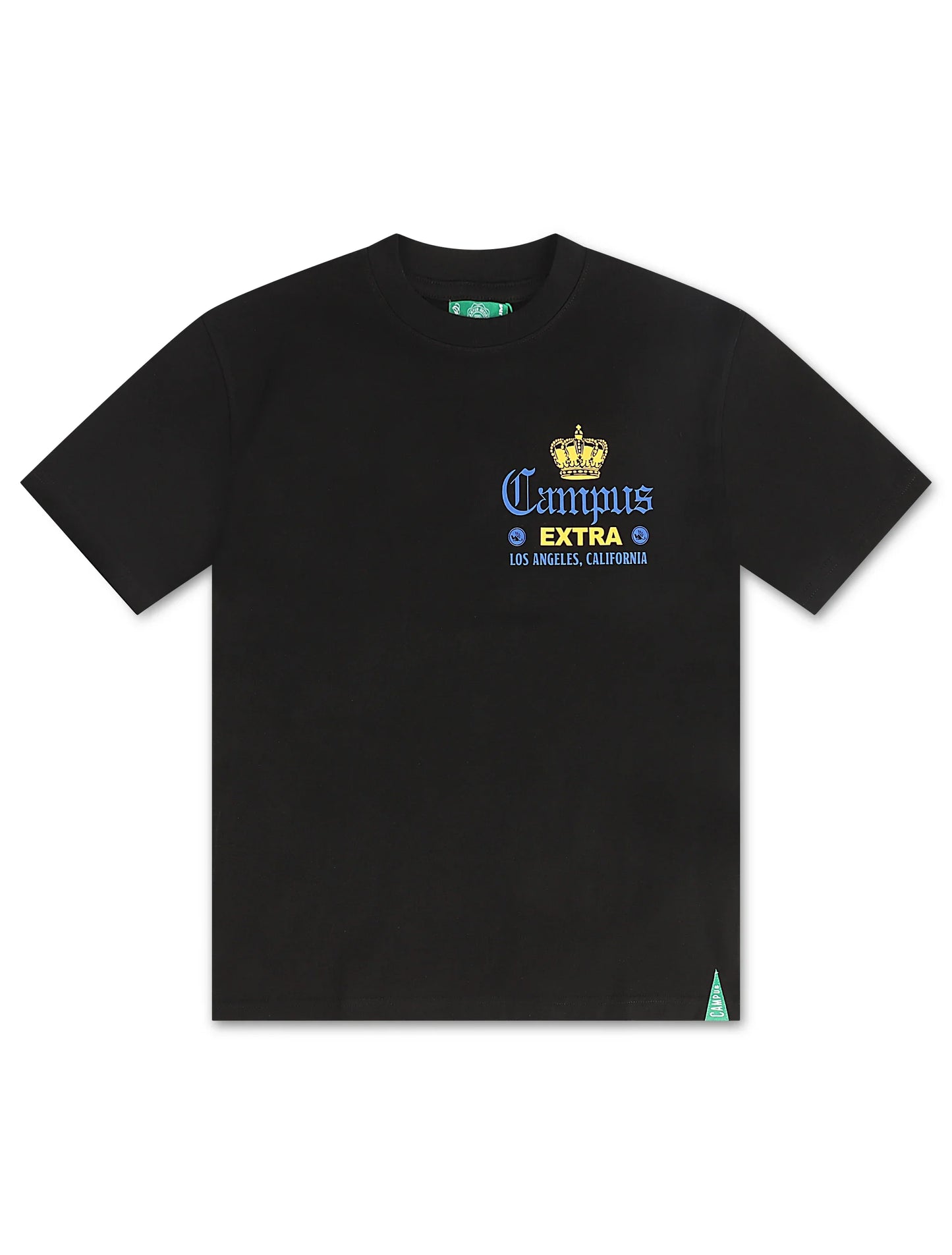 Campus La Via Cropped Tee - Black Denim Exchange