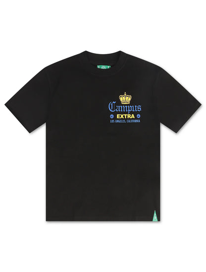 Campus La Via Cropped Tee - Black Denim Exchange