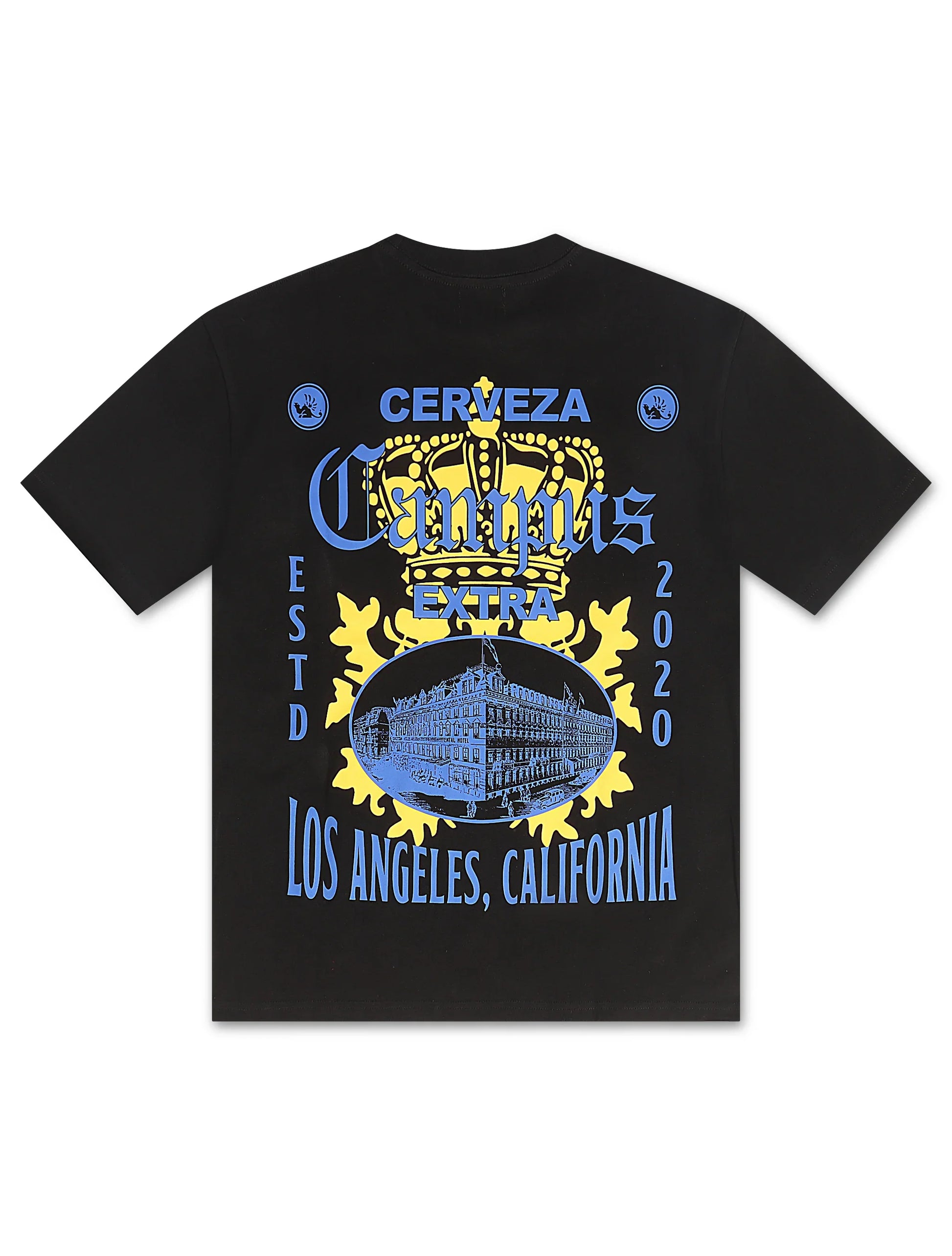 Campus La Via Cropped Tee - Black Denim Exchange