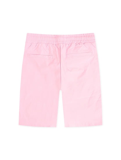Almost Someday Prague Nylon Shorts - Pink Denim Exchange
